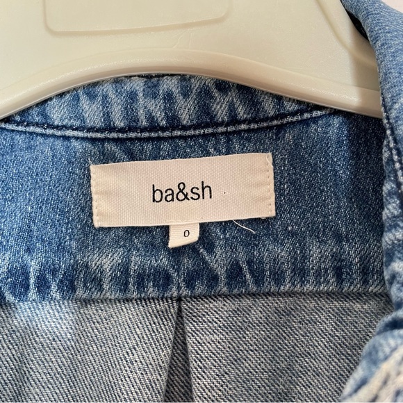 BA&SH Frida Denim Jumpsuit - Picture 7 of 10